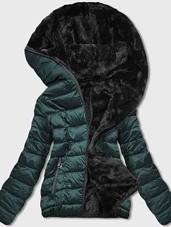 DWUSTRONNA KURTKA DAMSKA ZIELONA model 21244158 - S'WEST