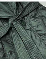 Khaki prešívaná vesta Goodlookin s opaskom (B8603-11) Khaki prešívaná vesta Goodlookin s opaskom (B8603-11)