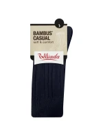 Zimné bambusové ponožky BAMBUS CASUAL SOCKS - BELLINDA - čierne