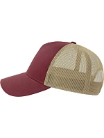 Atlantis Headwear Rapper Cotton-S 5-panelová čiapka typu „trucker“ 33.0260 bordová/kamenová Atlantis Headwear Rapper Cotton-S 5-panelová čiapka typu „trucker“ 33.0260 bordová/kamenová