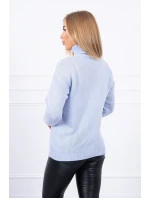 Sveter s rolákom modrý Sveter s rolákom modrý