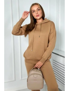 Sveter set Mikina + Nohavice ťava