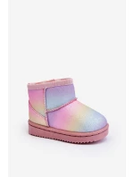 Dziecięce Ocieplane Botki Śniegowce Multikolor Gooby