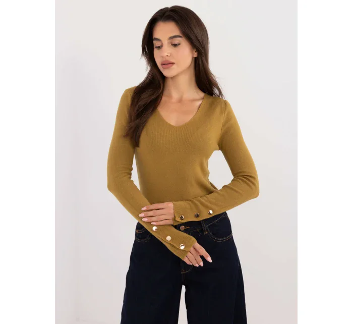 Jumper AT SW 2334.91 olivovo zelený