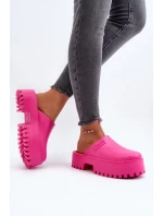 Dámské žabky na masivní podrážce Big Star model 20434757 Fuchsia - Big Star Shoes Dámské žabky na masivní podrážce Big Star model 20434757 Fuchsia - Big Star Shoes