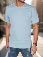 Pánske vyšívané tričko modré FashionStreet RX5639 Pánske vyšívané tričko modré FashionStreet RX5639