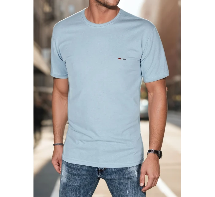 Pánske vyšívané tričko modré FashionStreet RX5639 Pánske vyšívané tričko modré FashionStreet RX5639