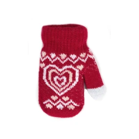 YOCLUB Rukavice RED-0020G Detský nórsky vzor YOCLUB Rukavice RED-0020G Detský nórsky vzor