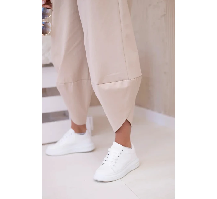 Súprava nových béžových teplákov Punto Súprava nových béžových teplákov Punto