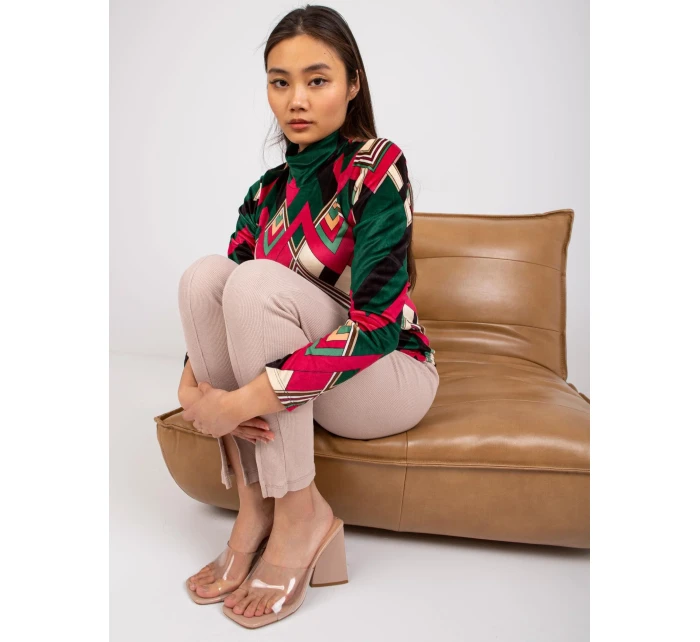 Halenka DHJ BZ tmavě zelená model 17407804 - FPrice Halenka DHJ BZ tmavě zelená model 17407804 - FPrice