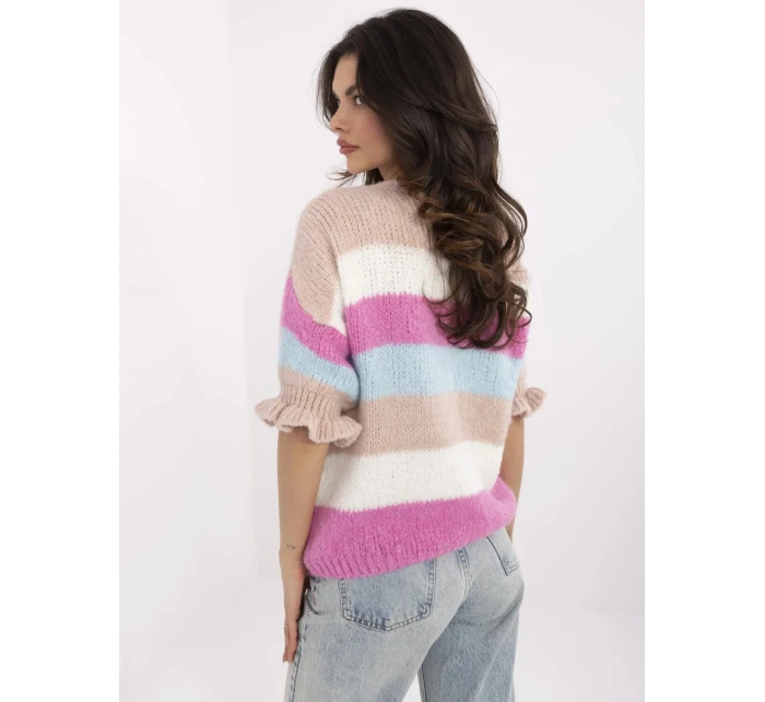 Jumper MI SW 1903.94 bielo-ružový