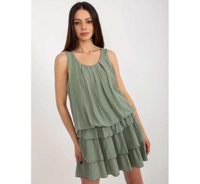 TW SK BI 8139 šaty.44 khaki TW SK BI 8139 šaty.44 khaki