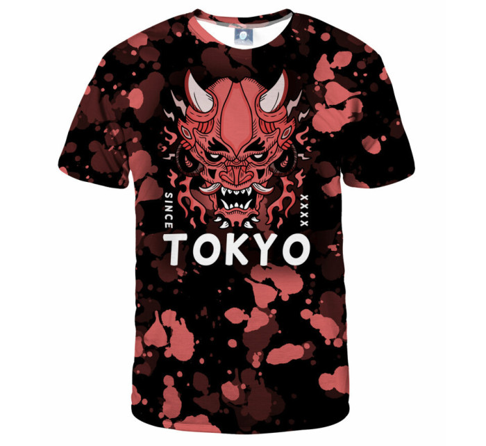 Aloha From Deer Tokyo Oni T-Shirt TSH AFD937 Červená barva