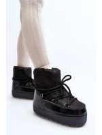 Dámské Sněhule S vázáním Black Toolsa Dámské Sněhule S vázáním Black Toolsa