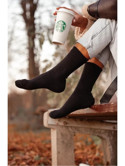 Dámske vlnené ponožky - čierne Dámske vlnené ponožky - čierne