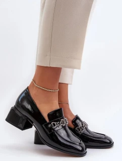 Dámske čižmy na podpätku MR38-960 Black - D§A