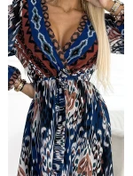 Šifonové šaty vzor - Numoco model 21961130 Šifonové šaty vzor - Numoco model 21961130