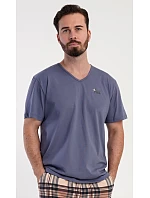 Pánské pyžamo šortky model 22405695 - Vienetta MAN Pánské pyžamo šortky model 22405695 - Vienetta MAN