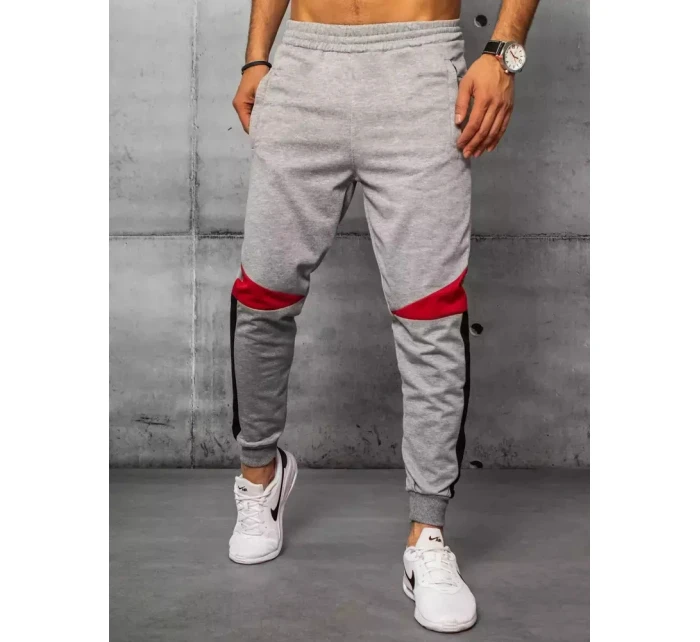 FashionStreet pánske svetlosivé tepláky UX3241