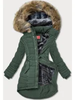 KURTKA ZIMOWA DAMSKA ZIELONA model 21244952 - LHD