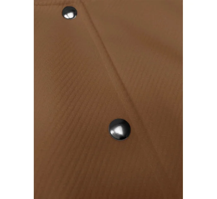 Vlnená bunda bomber v karamelovej farbe (15687) Vlnená bunda bomber v karamelovej farbe (15687)