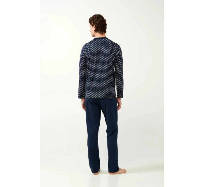Klasické pánské pyžamo s potiskem model 20517223 - Vamp