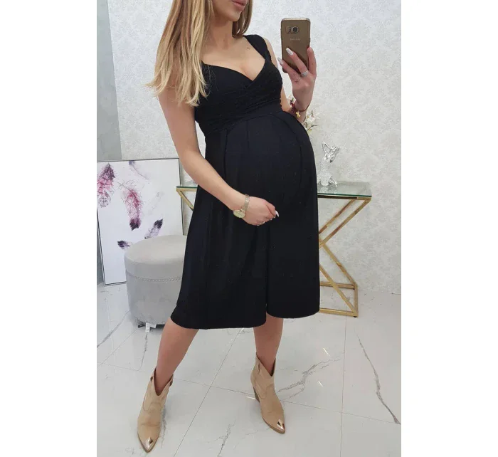 Šaty se širokými ramínky černé Šaty se širokými ramínky černé