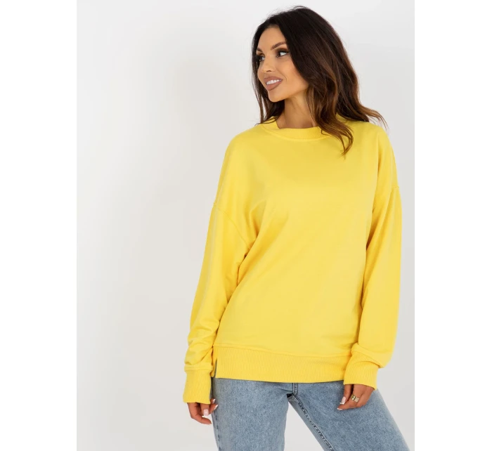 Dámska mikina MA BL 1809002 1.15P žltá - FPrice Dámska mikina MA BL 1809002 1.15P žltá - FPrice