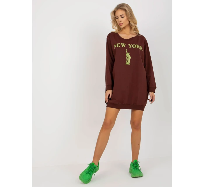 Mikina VI BL 3212.15X tmavo hnedá Mikina VI BL 3212.15X tmavo hnedá