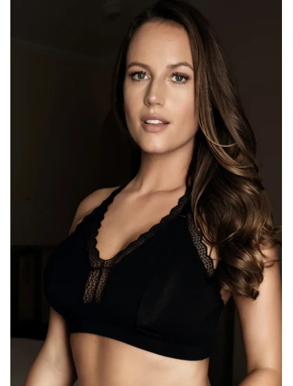 Dámská braletka model 20169749 30 FF Černá - Parfait Dámská braletka model 20169749 30 FF Černá - Parfait