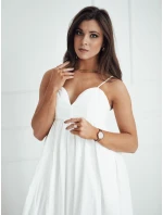 ELIENE midi šaty biele FashionStreet EY2444 ELIENE midi šaty biele FashionStreet EY2444