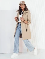 Dámská přechodná bunda parka béžová Dstreet model 21973946 - FashionStreet