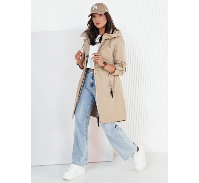 Dámská přechodná bunda parka béžová Dstreet model 21973946 - FashionStreet