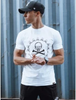 Pánské tričko s potiskem bílé Dstreet model 21977605 - FashionStreet
