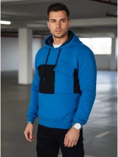 Pánska modrá mikina FashionStreet BX5912