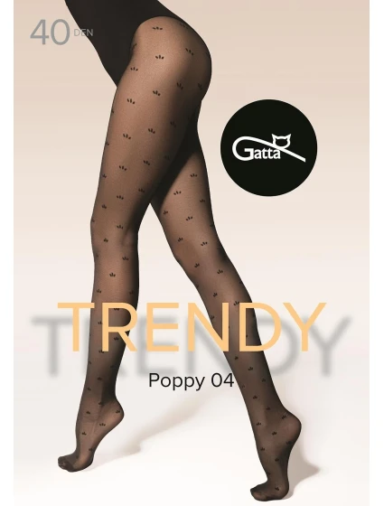 Pančuchy Gatta Trendy Poppy wz.04 40 den 2-4