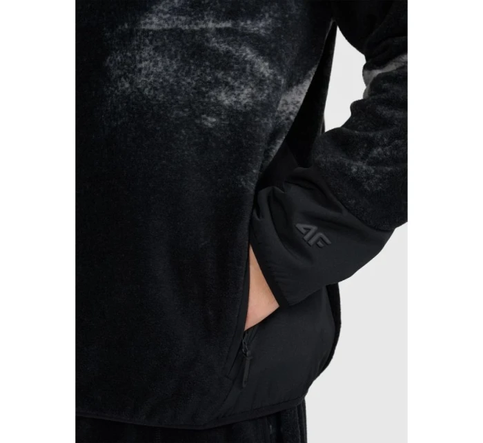 Pánský volný fleece s kapucí model 21920559 - 4F