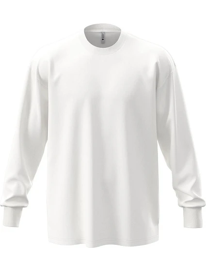 Next Level Apparel N 7211 Ťažké oversize tričko s dlhým rukávom 08.7211 biele Next Level Apparel N 7211 Ťažké oversize tričko s dlhým rukávom 08.7211 biele
