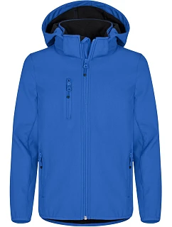 Classic Softshell Jkt Jr Dětská 3vrstvá softshellová bunda s kapucí model 22471112 royal blue - Clique