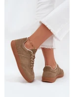 Dámské semišové sneakersy Big Star model 21705779 HIPOLY SYSTEM Béžové - Big Star Shoes Dámské semišové sneakersy Big Star model 21705779 HIPOLY SYSTEM Béžové - Big Star Shoes