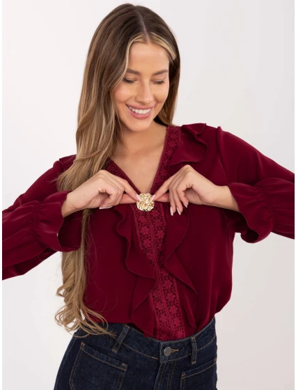 Bluzka IT BZ model 21786335 bordowy - FPrice