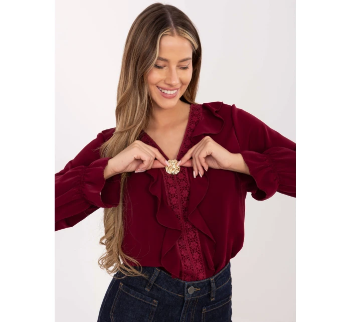 Blúzka IT BZ 8738.24 bordová Blúzka IT BZ 8738.24 bordová