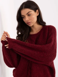 Sweter MI SW model 21749855 bordowy - FPrice