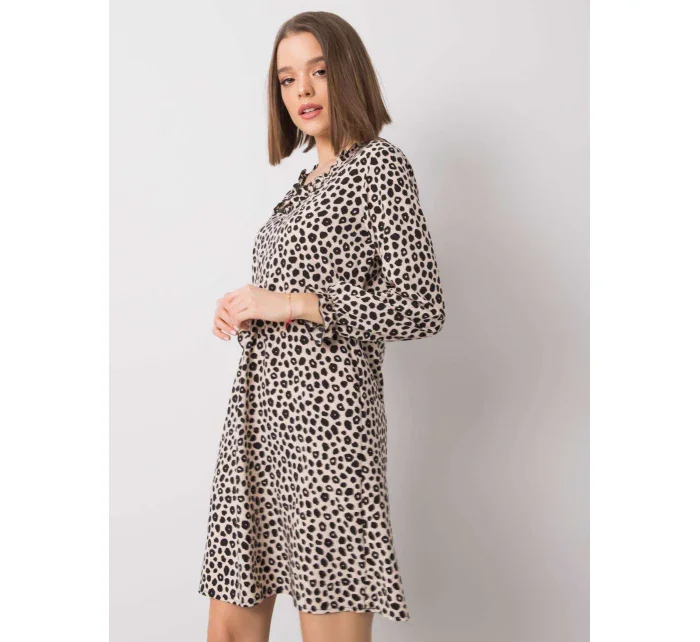 Šaty WN SK R817.66 svetlo béžová