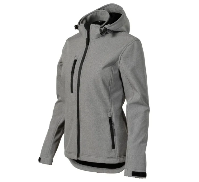 Performance softshellová bunda dámská tmavě šedý melír Performance softshellová bunda dámská tmavě šedý melír