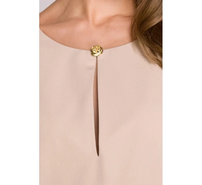 Dámske šaty S394 Beige - Stylove