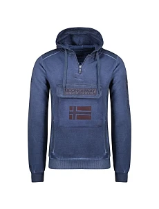 Unisex mikina Gymclass WU8270HGNO Tmavo modrá - GEONORWAY