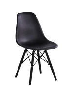 ŠKANDINÁVSKA STOLIČKA MATERA ČIERNA KPL 2KS