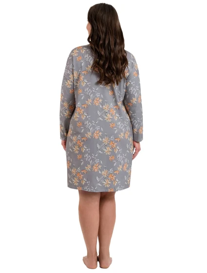 Talianska móda Kasos long farba:print/grey