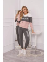 Súprava s potlačou vo farbe ecru+graphite